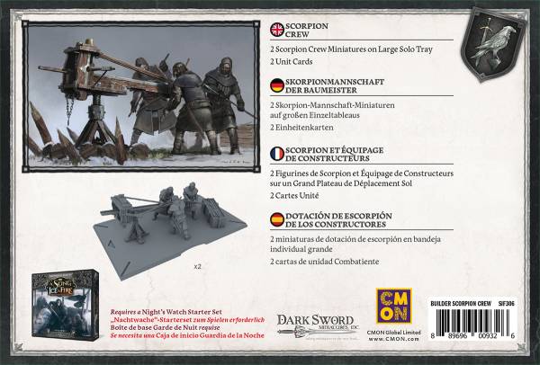A Song of Ice & Fire - Builder Scorpion Crew (Skorpion-Mannschaft der Baumeister) (Erw.)