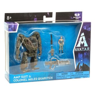 Avatar - Aufbruch nach Pandora Deluxe Medium Actionfiguren Amp Suit & Colonel Miles Quaritch