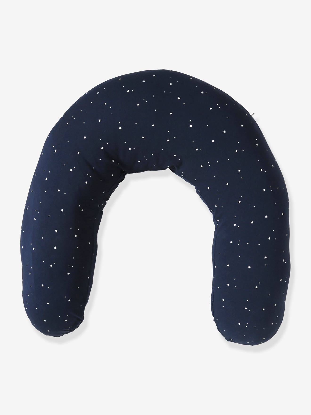 Coussin d'allaitement + housse de protection Bio Collection imprimé fleuri