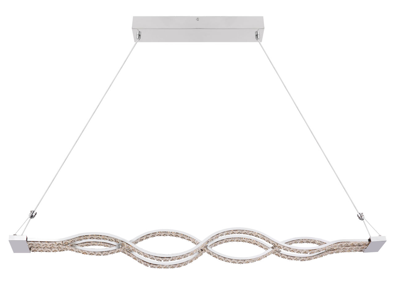 Globo Lighting - PILLA - Hängeleuchte Metall verchromt, LED