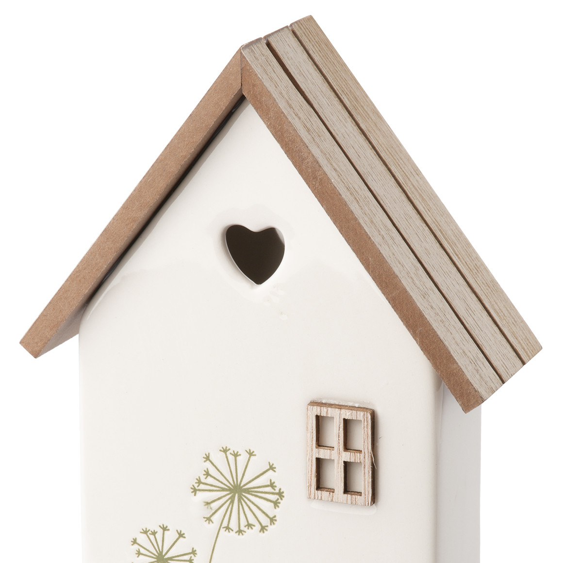 Großer Deko-Aufsteller Haus mit Blumen