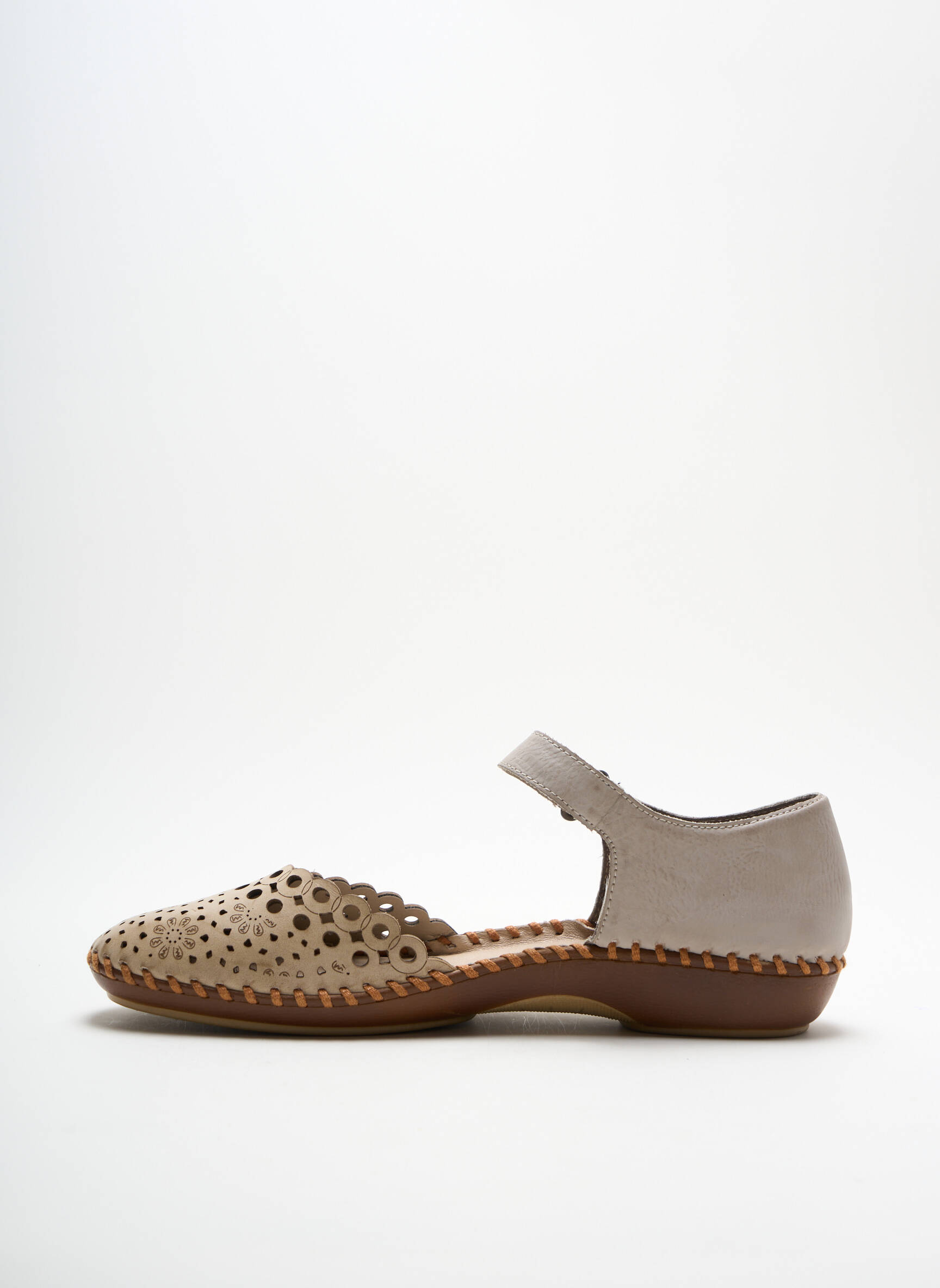 Rieker Sandales Nu Pieds Femme couleur beige