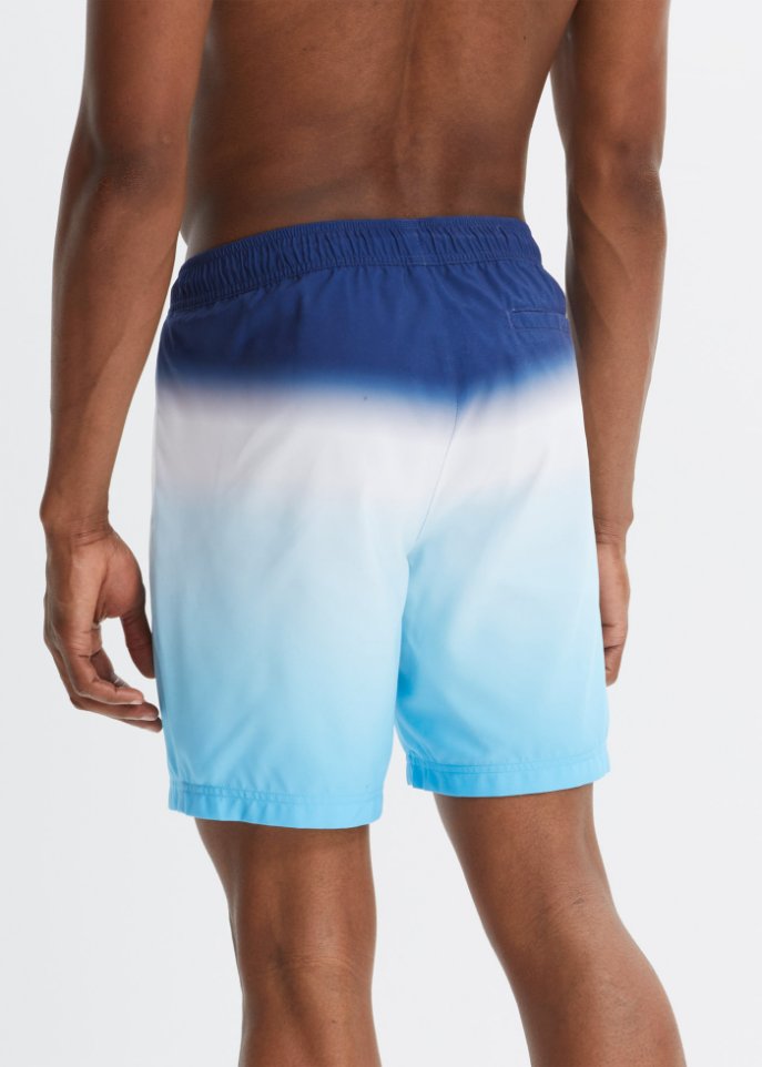 Strandshorts mit Farbverlauf aus recycelten Polyester