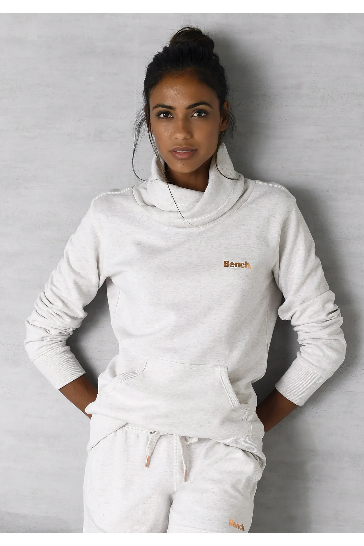 BENCH  Sweatshirt - Beige - Regular Fit