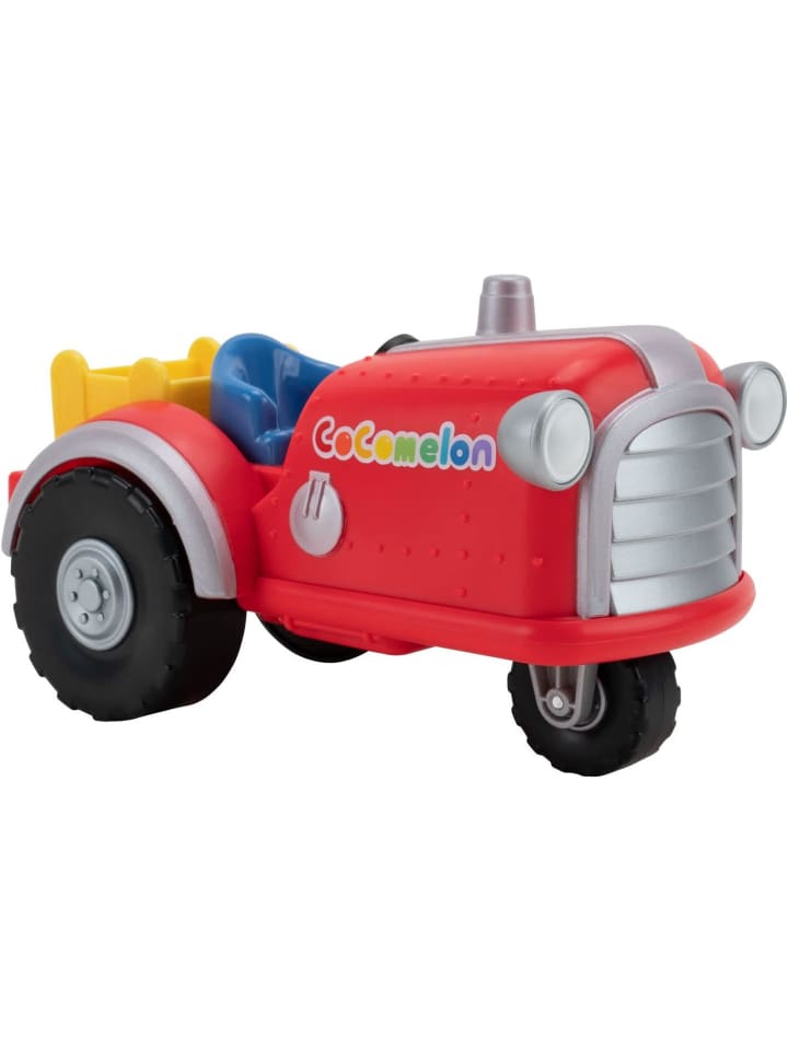 jazwares Cocomelon - Mitsing-Traktor mit JJ Spielfigur Lernspielzeug ab 2 Jahren in rot günstig kaufen onesize
