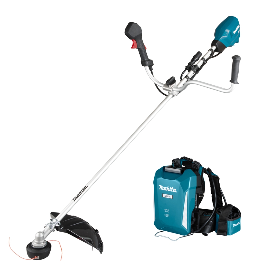 Makita UR101CX1 Akumulatorska kosa za grmlje Asimetrična ručka 36V Uklj. PDC1200 ruksak baterija