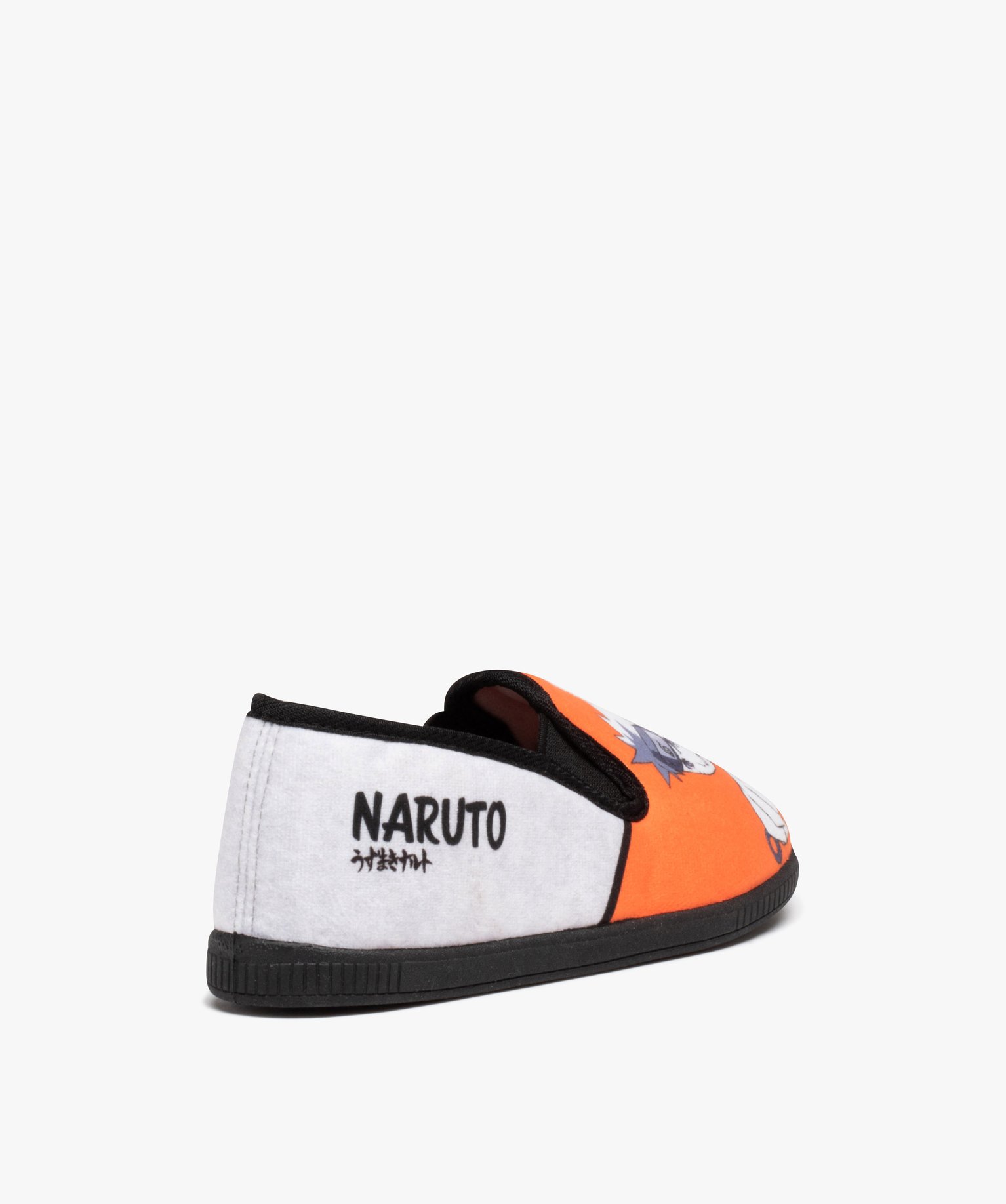 Chaussons Garçon pantoufle en velours - Naruto noir | GEMO