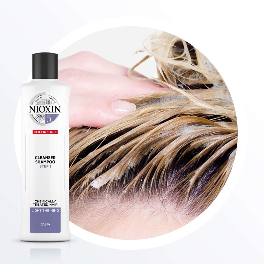 Nioxin NIOXIN Trial Kit System 5 Soin épaississant complet pour cheveux normaux à fins et traités chimiquement