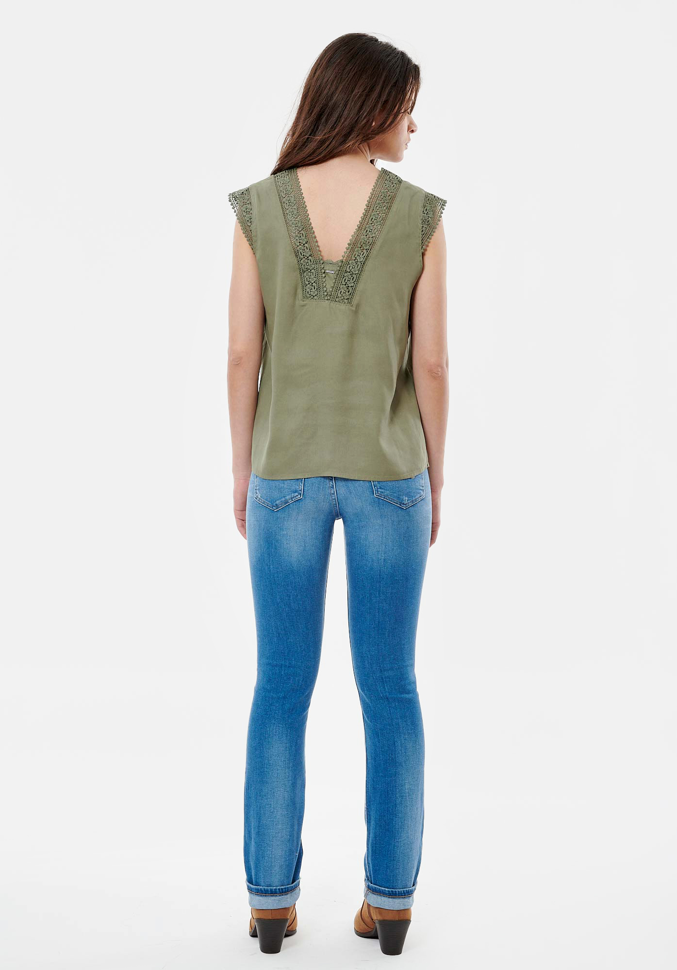 BLACE  Blouse kaki femme