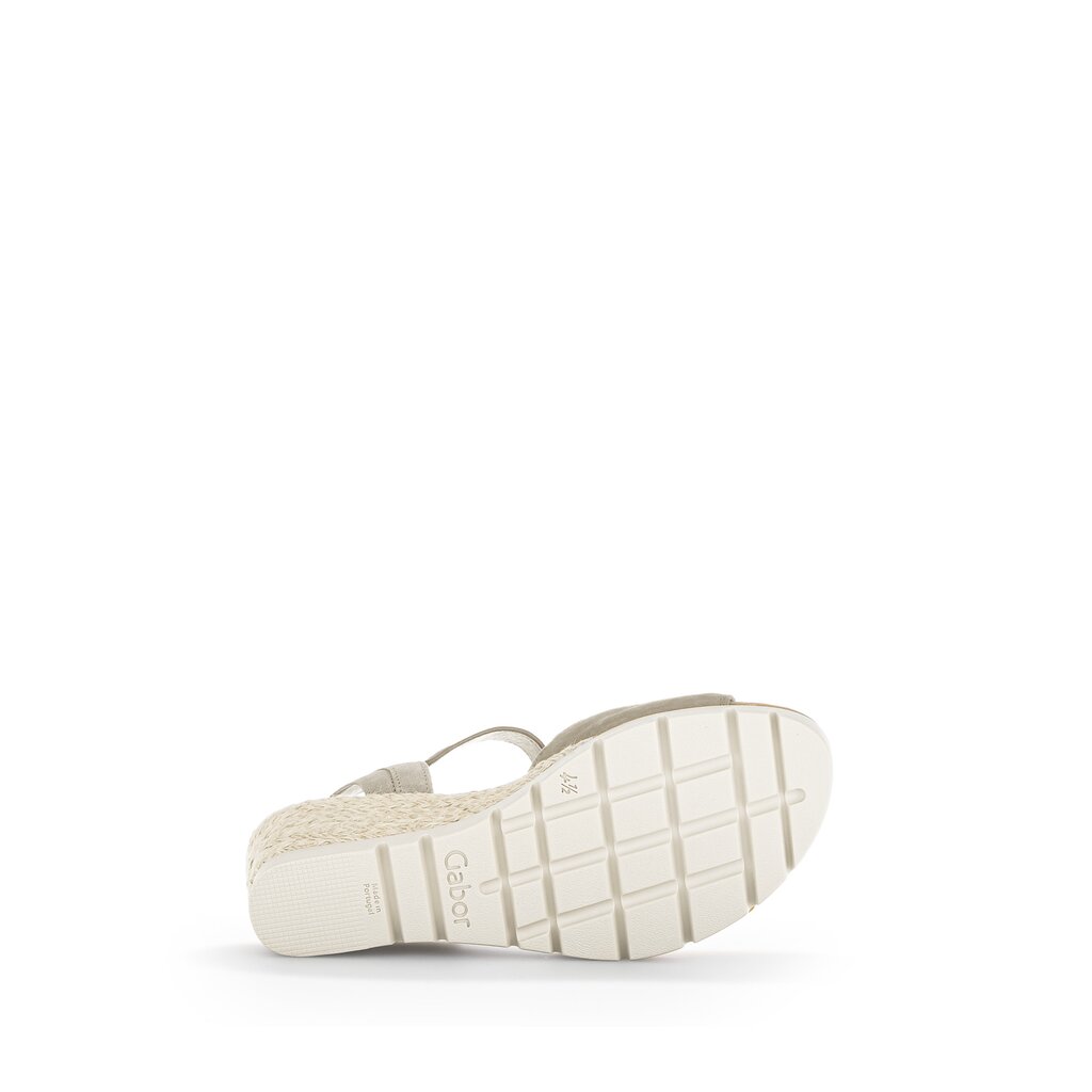 Gabor comfort Keilsandalette beige