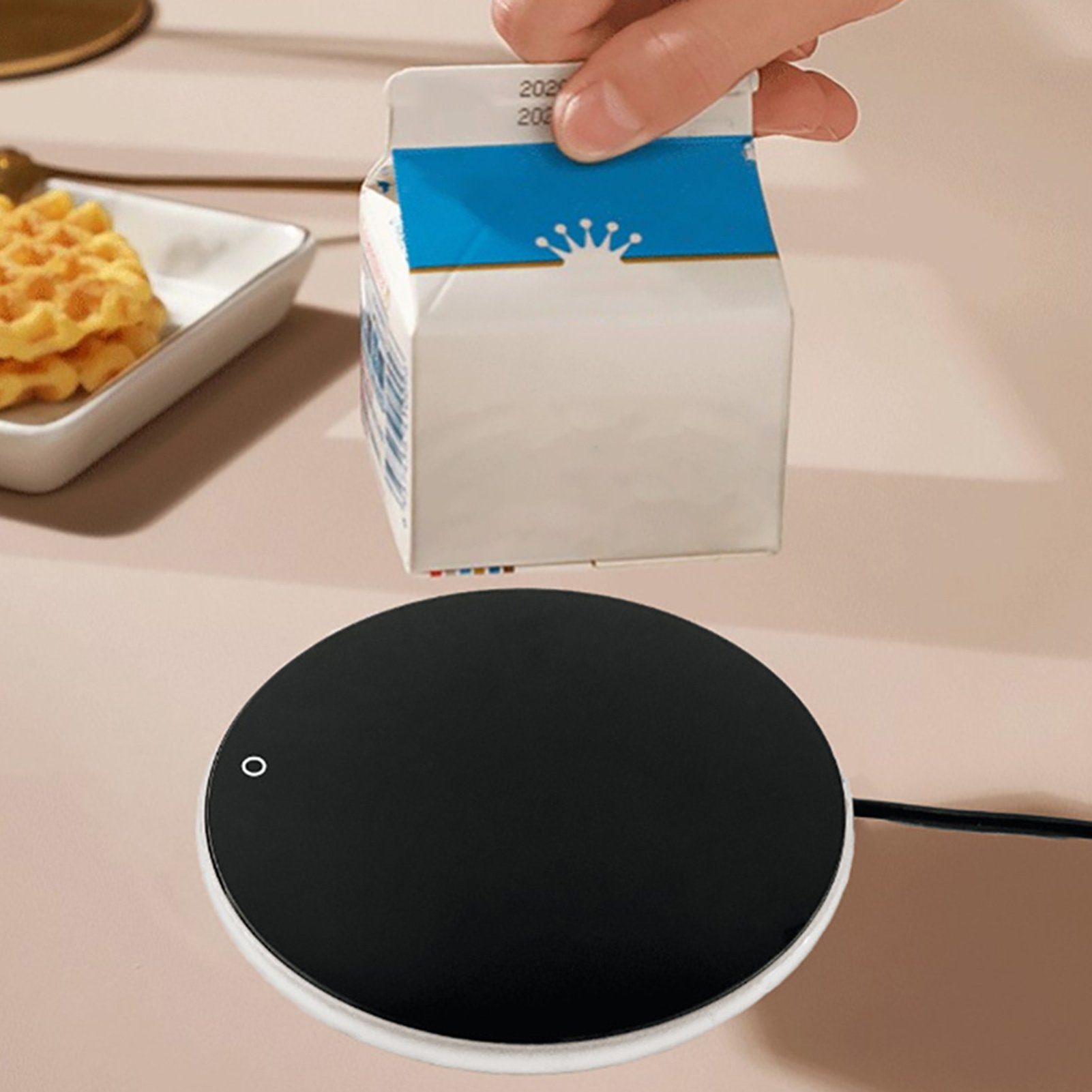 farfi Tassenwärmer Tragbare USB-Plug-and-Play-beheizte Untersetzer