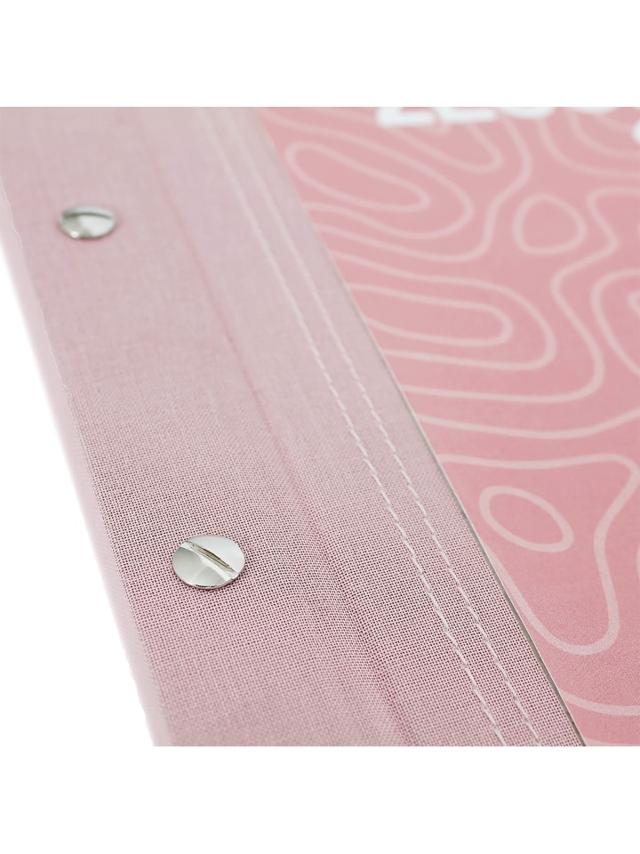 ROTH Zeugnismappe Pattern mit Buchschrauben - Dusty Rose in Rosa günstig kaufen onesize