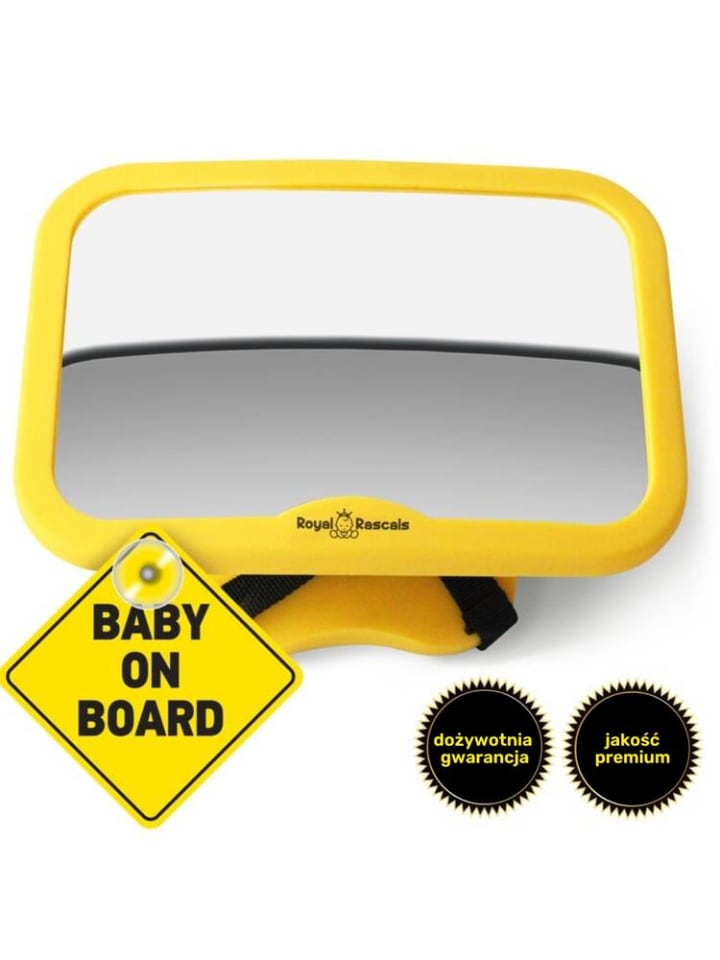 Royal Rascals Baby Spiegel 360° Rotationsfunktion mit 