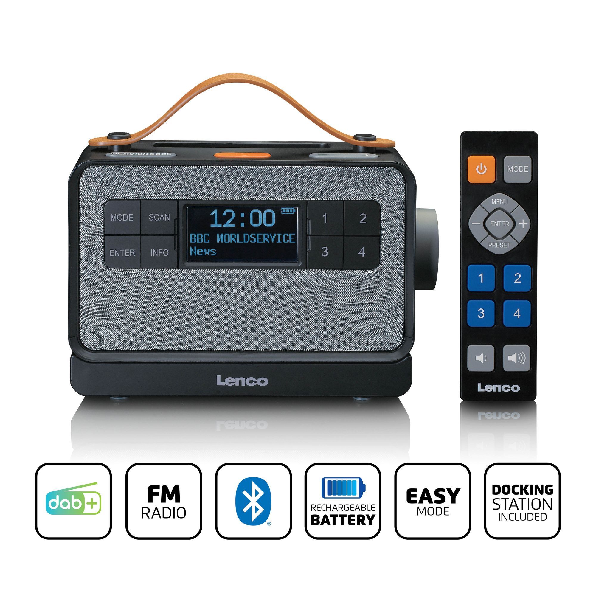 Lenco PDR-065BK UKW-/DAB+-Radio