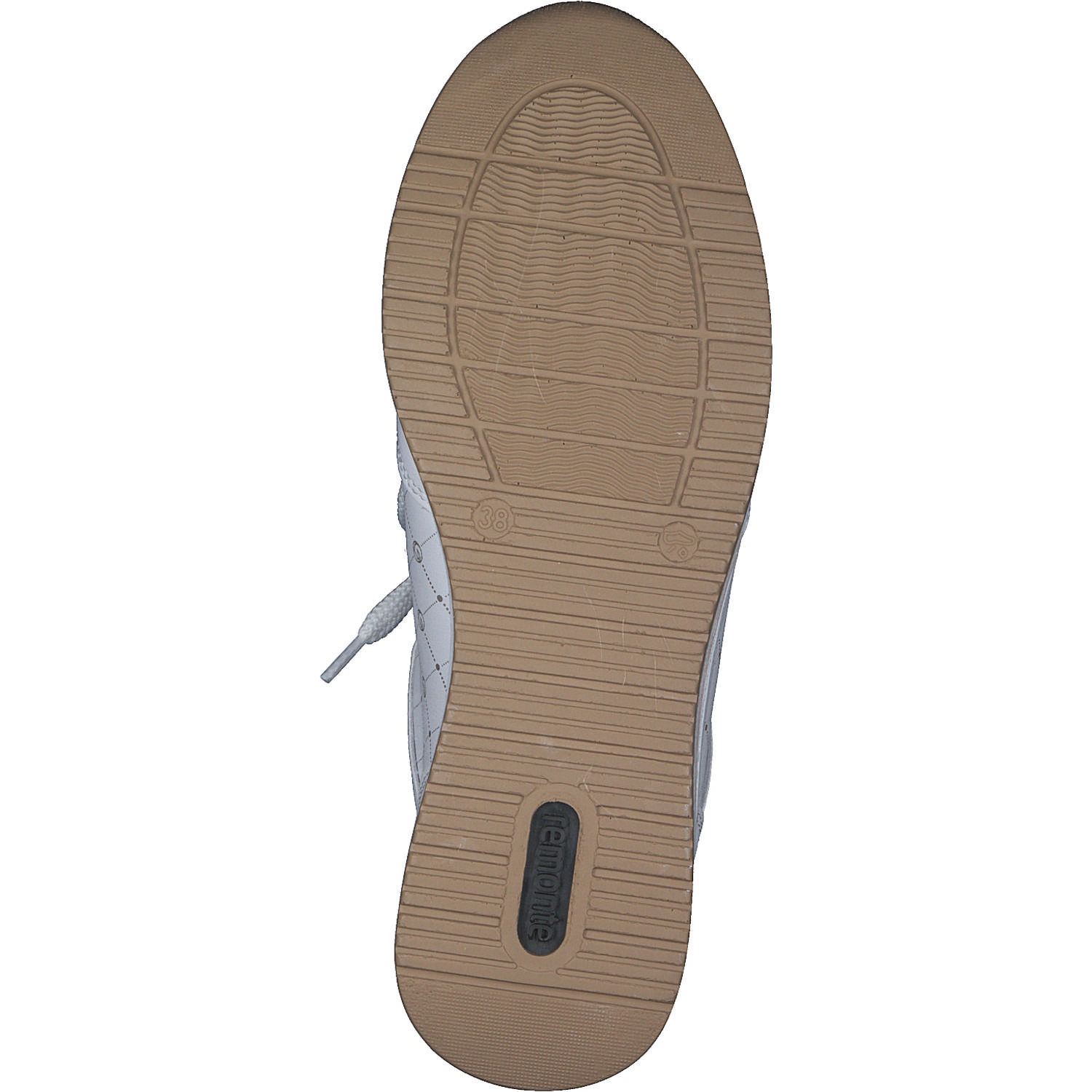 Remonte D3211, Schnürschuhe, Damen, weiss/weiss/alloy/lightgold