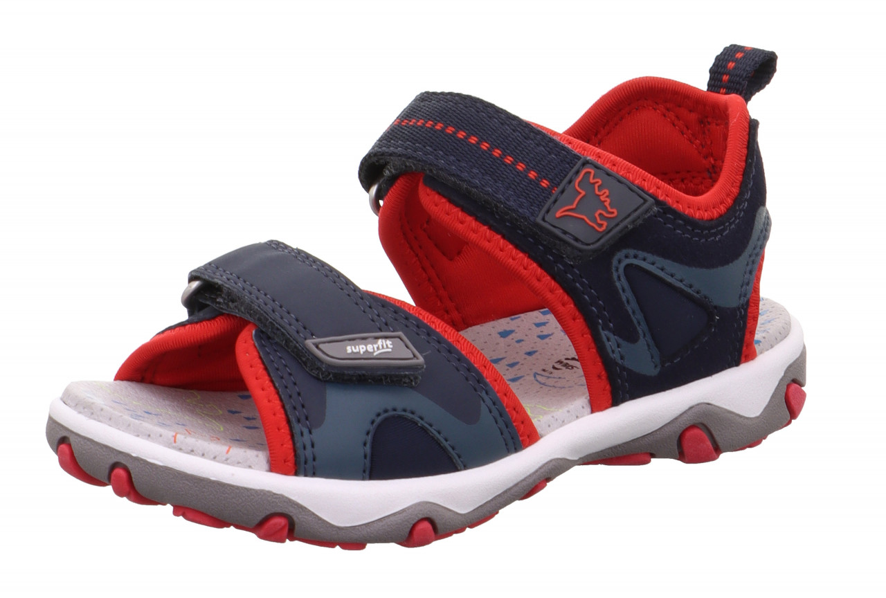 MIKE 3.0 - Blau/RotSandale mit Klettverschluss