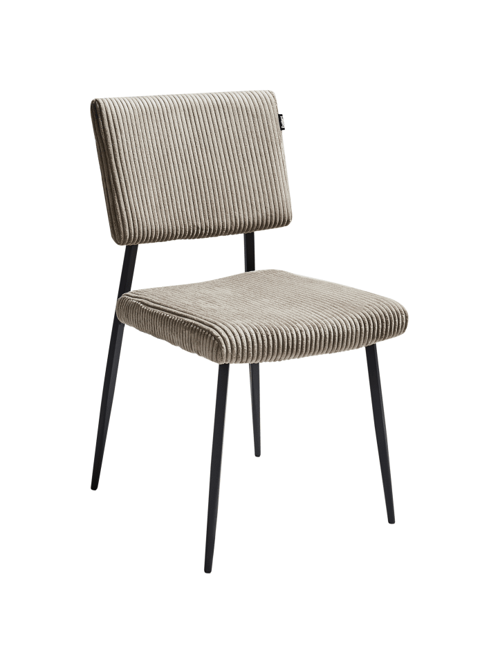 Beliani 2er-Set Esszimmerstuhl STURGIS in Beige/Schwarz günstig kaufen onesize