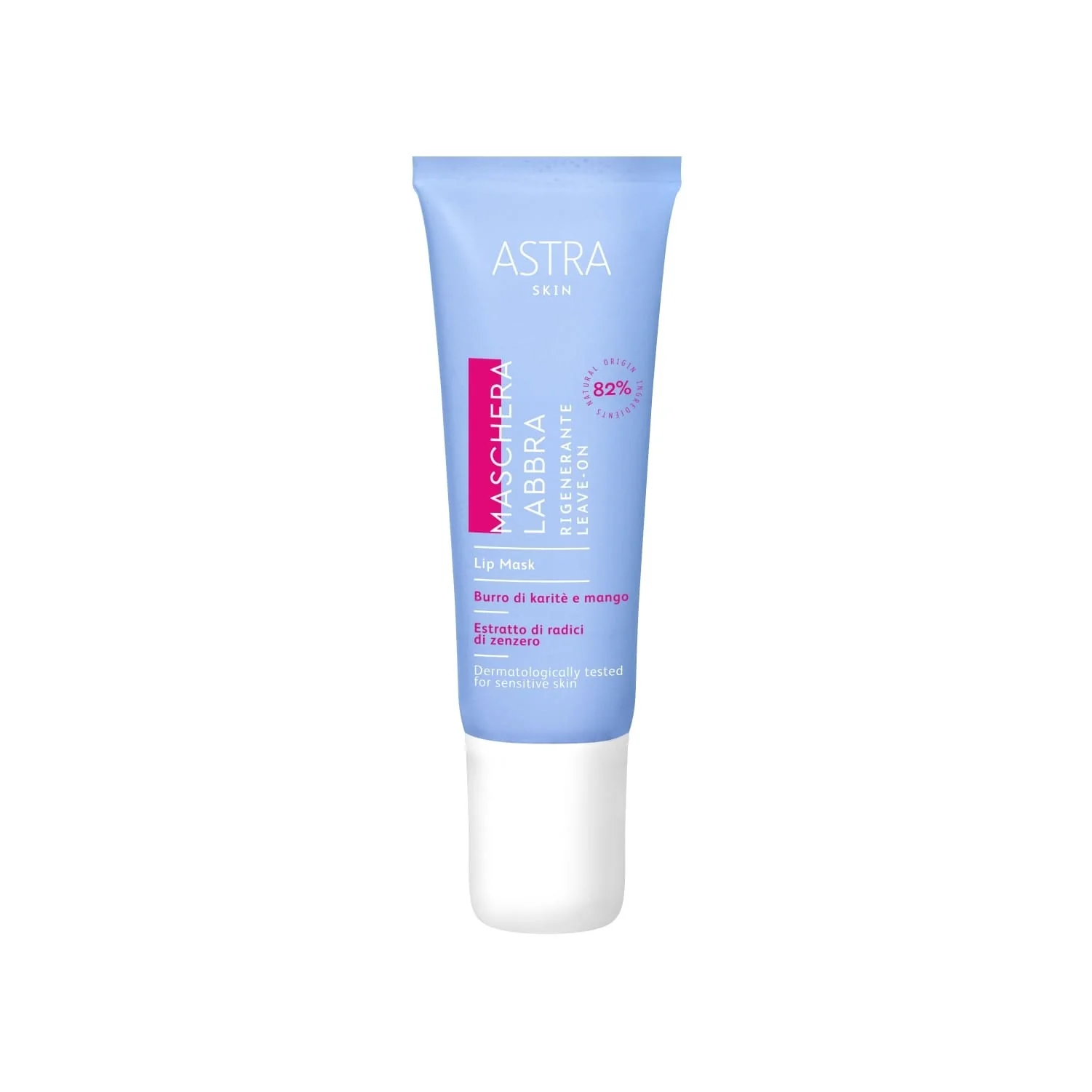Mascarilla labial regeneradora sin enjuague Astra Skin - Bálsamo labial, mascarilla labial