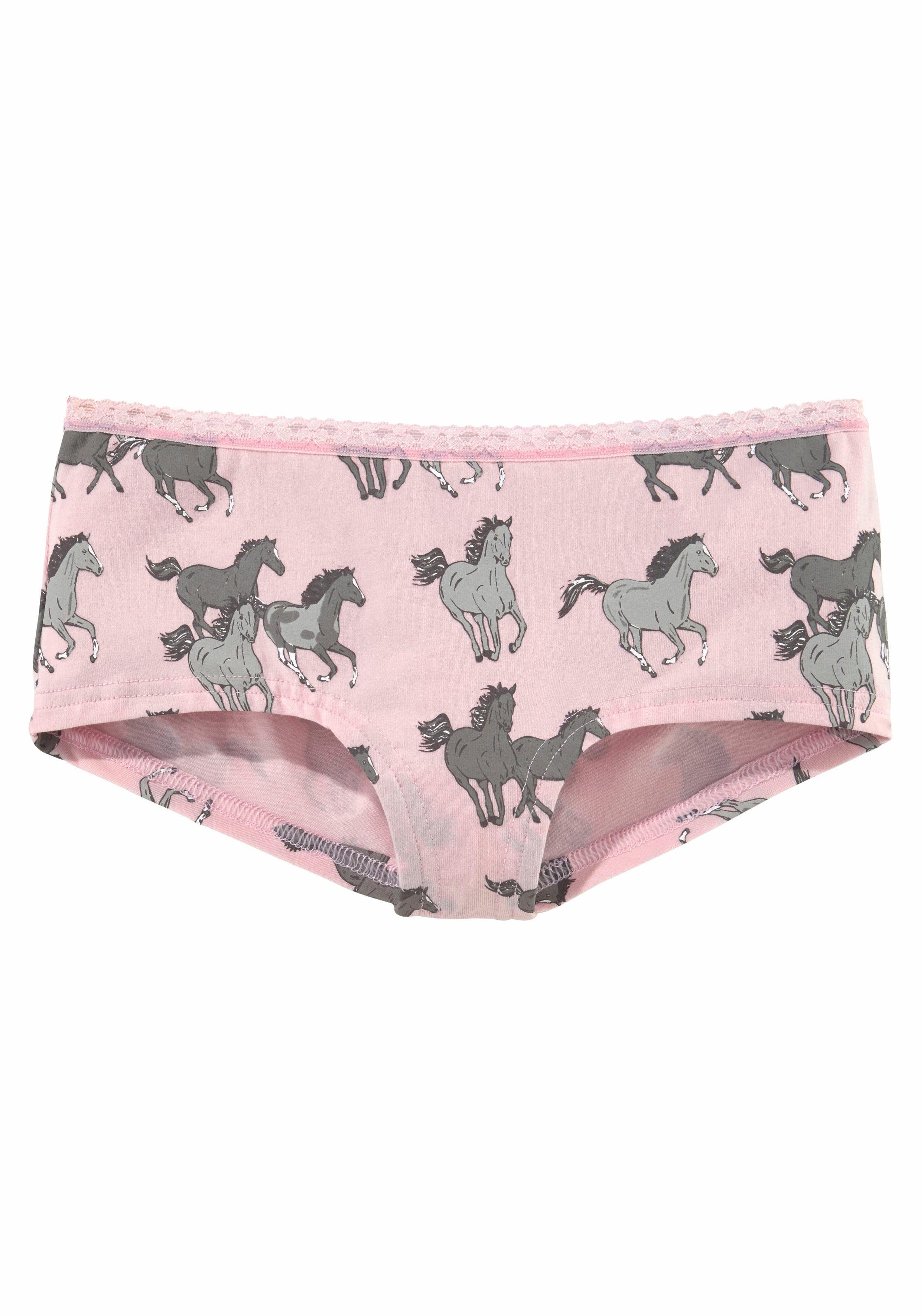 petite fleur Panty (Packung, 3-St) mit Pferde-Druck