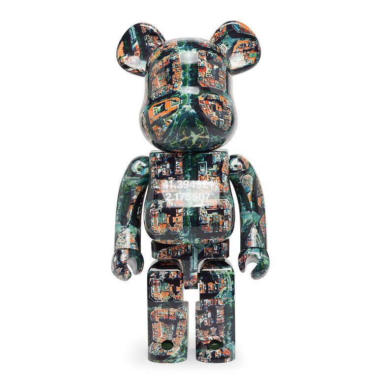 Medicom Bearbrick Benjamin Grant OVERVIEW BARCELONA 1000% multicolor