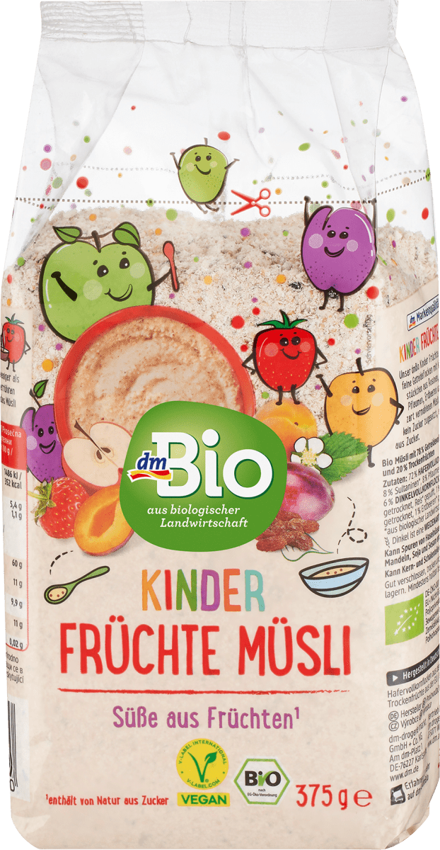 Kinder Früchte Müsli, 375 g