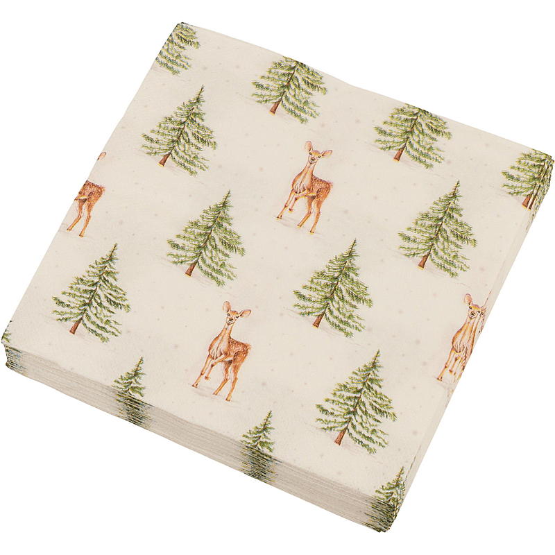 Vie Eco Servietter 20-pk 33x33 cm, julemotiv