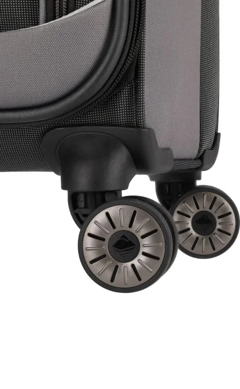 Travelite VIIA Kofferset 4 Rollen Größe L\/M\/S + Reisetasche - Schiefer