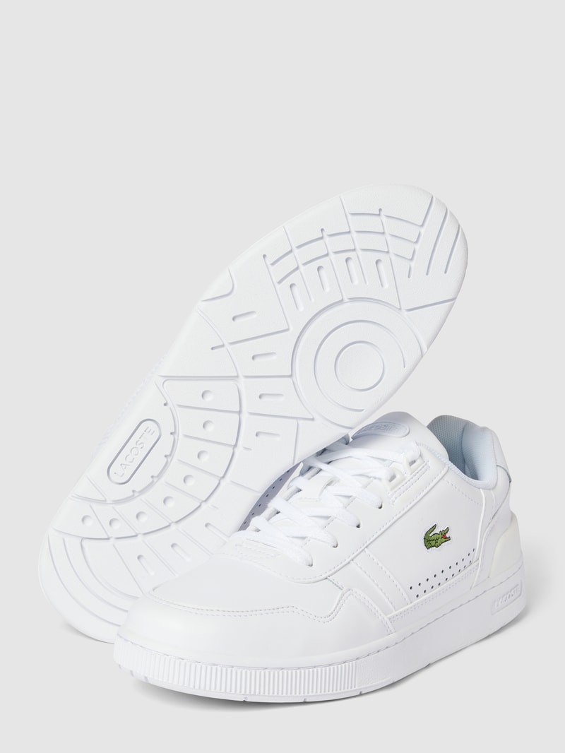 Sneaker mit Label-Details Modell 'CLIP' in weiß