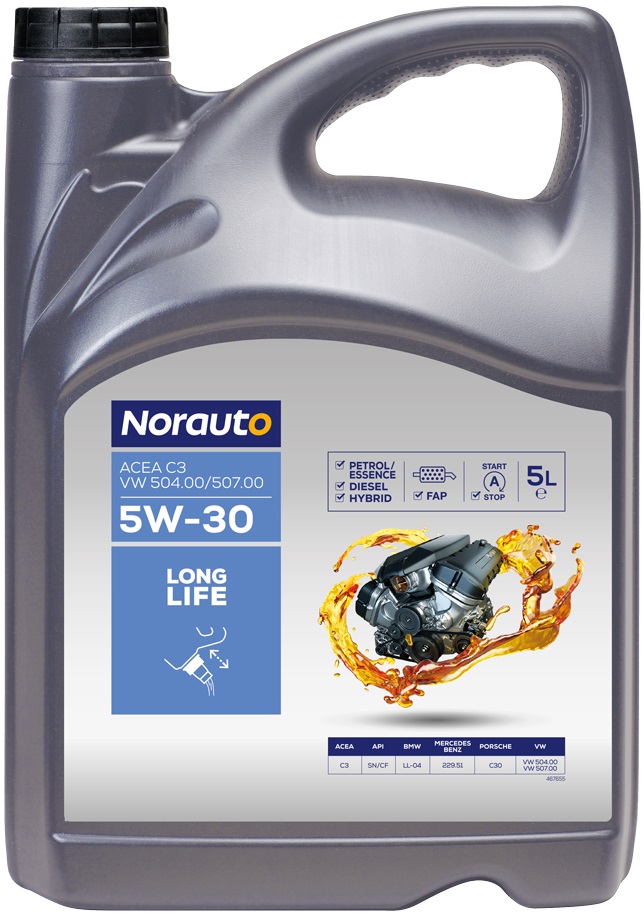 NORAUTO 5W-30 C3 504-507, 5L - ATU