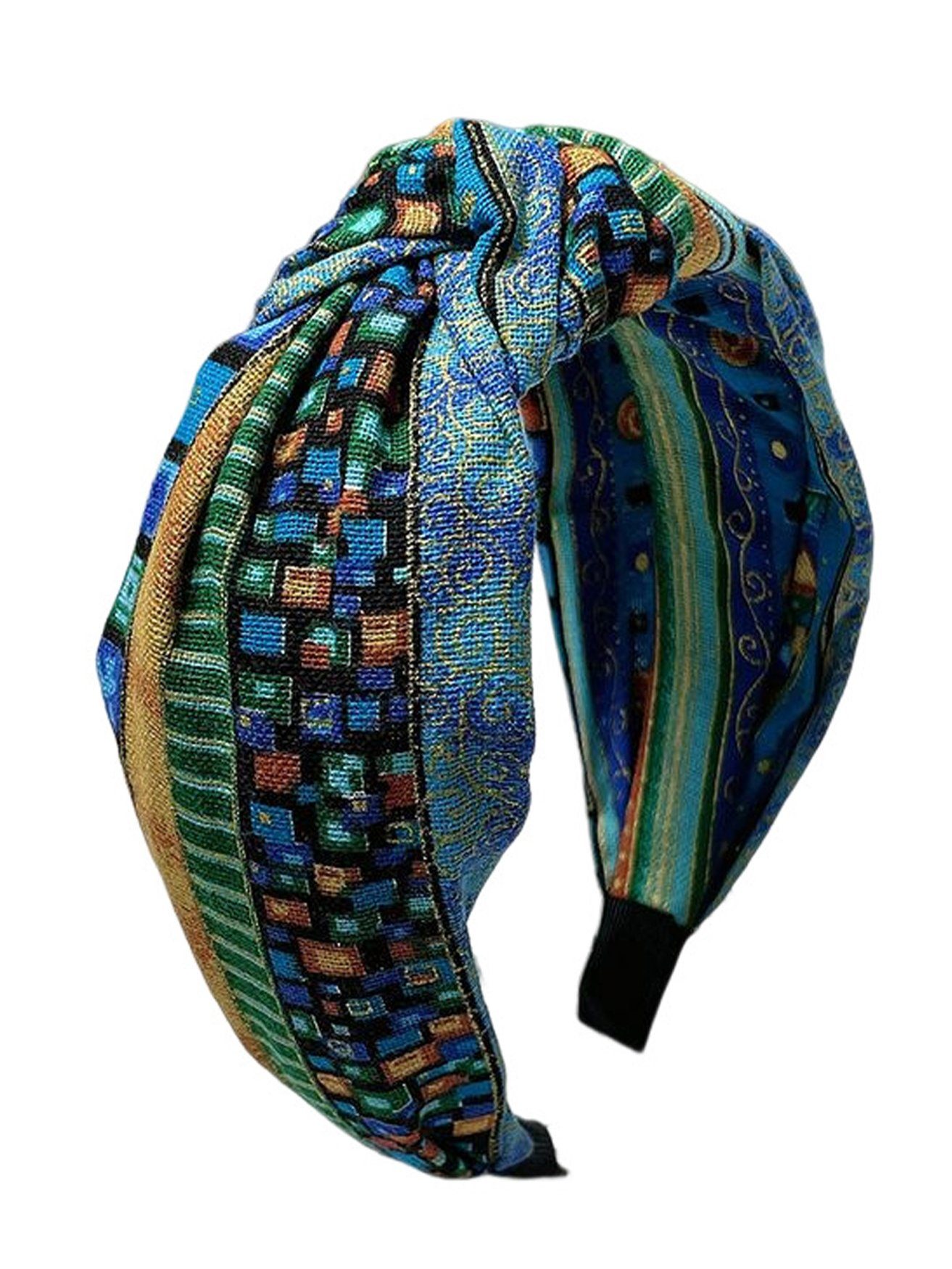 HOHEA H Haarband Stirnband Blaues Stirnband Damen Boho Haarband, 1-tlg., Billige Haargummishaarband kosmetikSommerhaarband, Haarband Damen Winter, Haarband Schminken, Haarband Mädchen