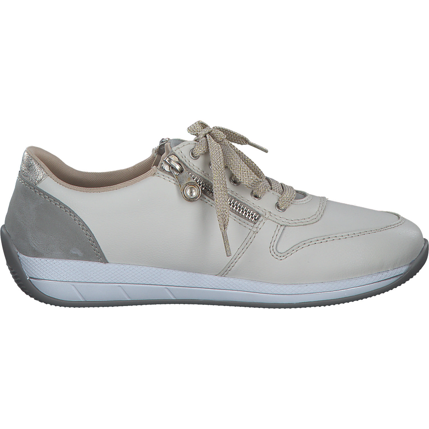Rieker N1100, Schnürschuhe, Damen, Weiß