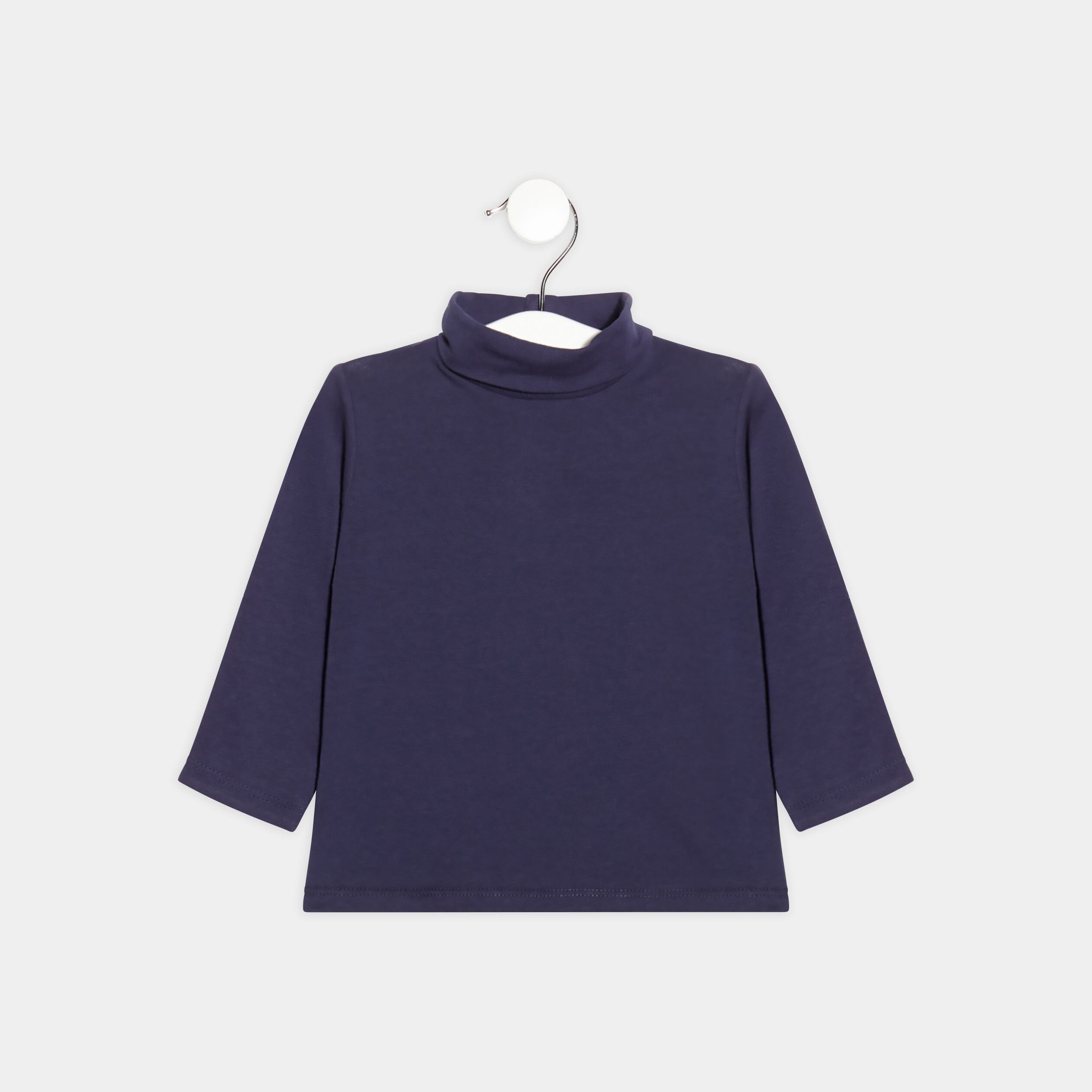 T-shirt manches longues bleu marine bébé garçon | La Halle