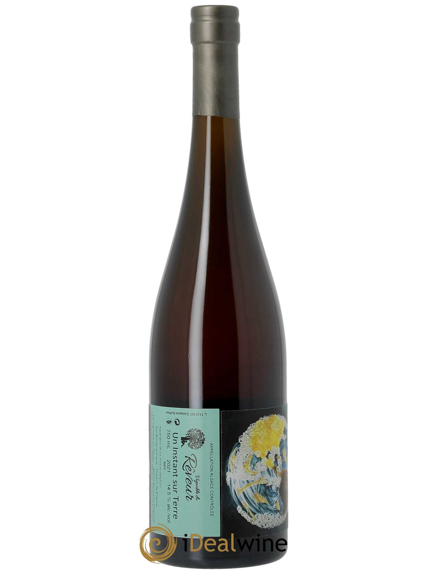 Alsace Un instant sur terre Vignoble du Rêveur  2021 - Lot de 1 Bouteille