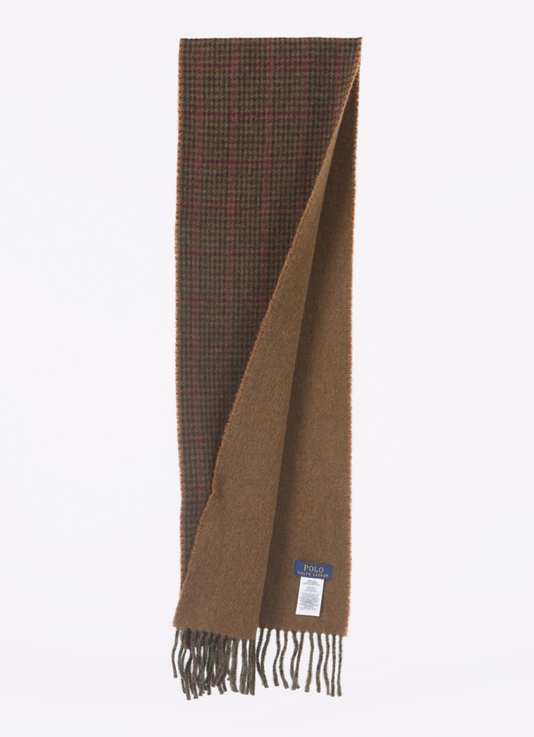 Ralph Lauren  Sjaal in wolblend met ruitdessin 168 x 25 cm
