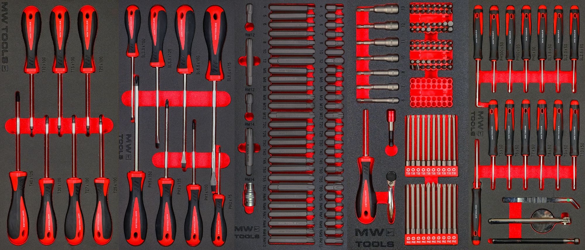 Metal Works 855006785 MWE999G36 Platus įrankių vežimėlis su viršutine dėže EV XXL 782 dalių