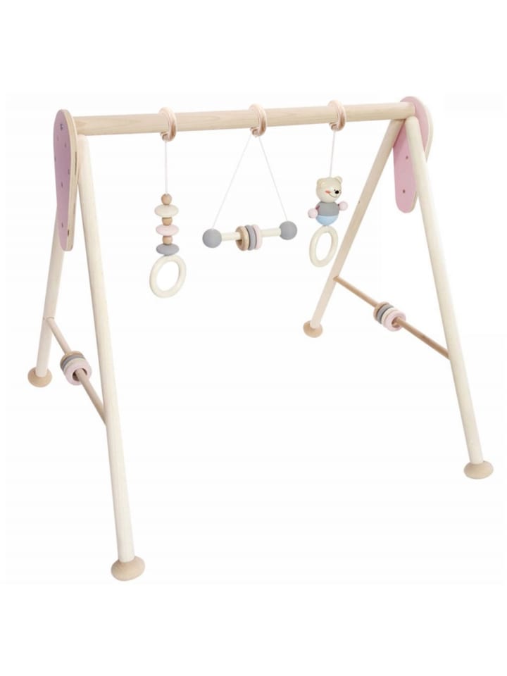Hess Holzspielzeug  Babyspielgerät in Natur/Rosa günstig kaufen onesize