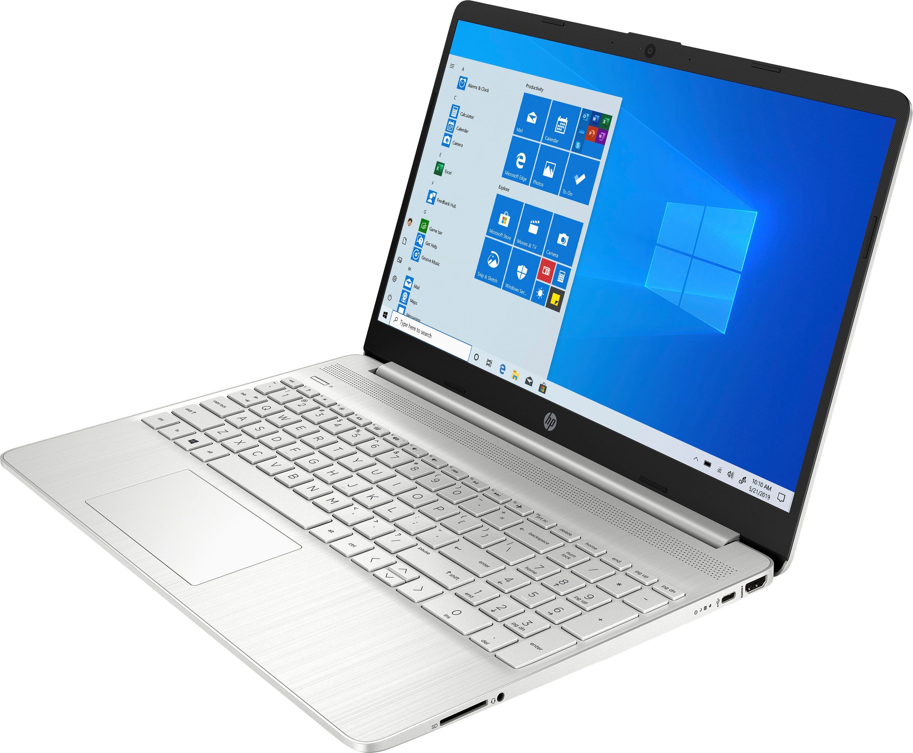 HP 15s-eq2208ng Notebook (39,6 cm/15,6 Zoll, AMD Ryzen 7 5700U, Radeon Graphics, 1000 GB SSD)