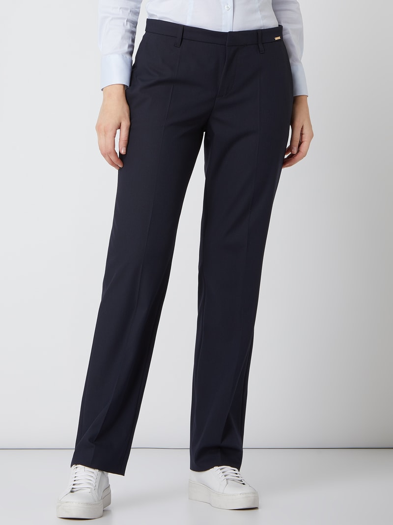 Stoffhose mit Stretch-Anteil Modell 'Cihomme' in marineblau