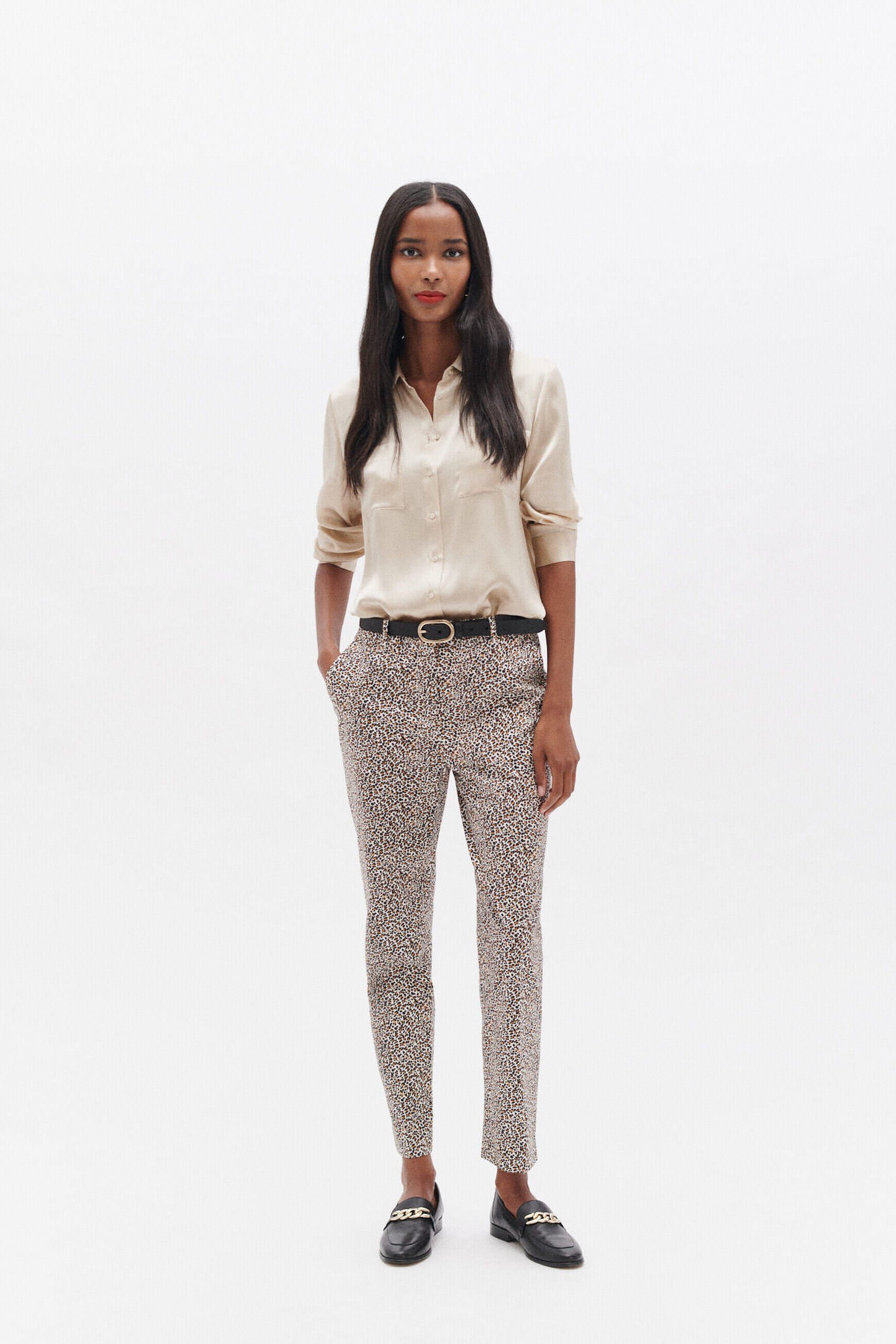 Pantalon pgabin2 ecru femme