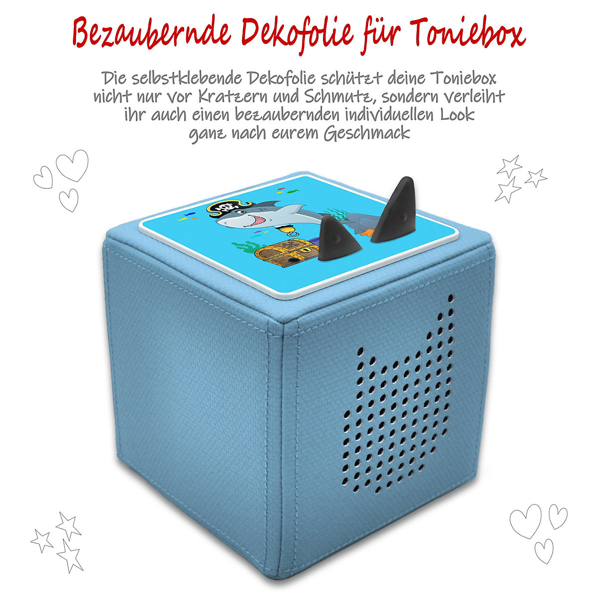 Schutzfolie für Toniebox, Dekofolie für Toniebox, Toniebox Aufkleber