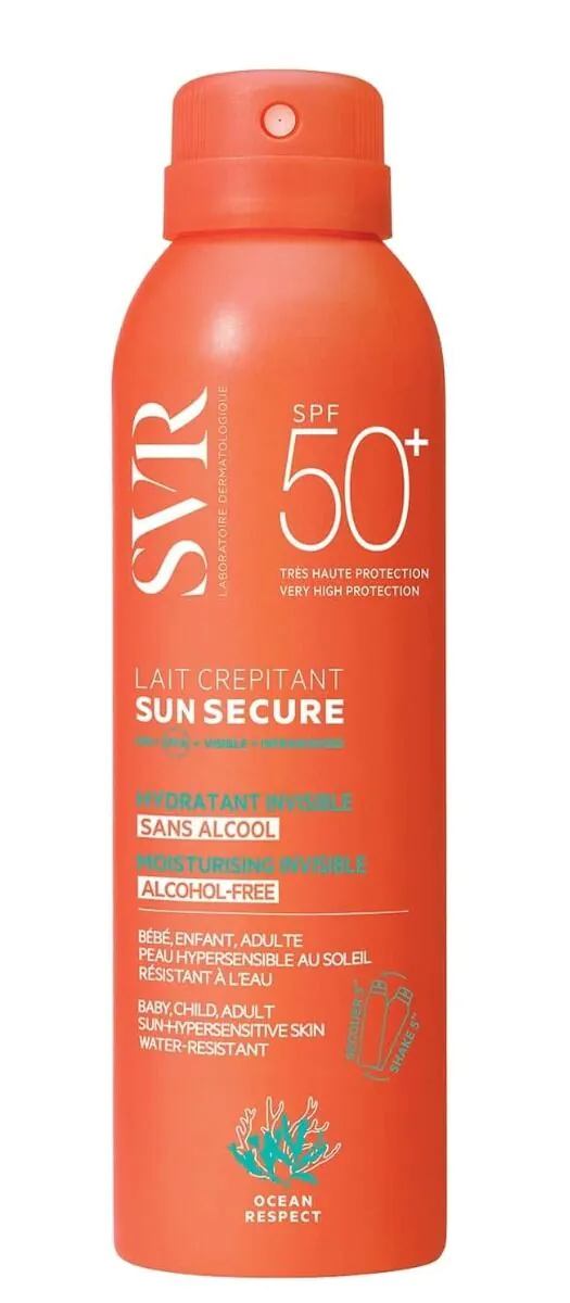 SVR Sun Secure Lait Crepitant Melkachtig schuim SPF50+