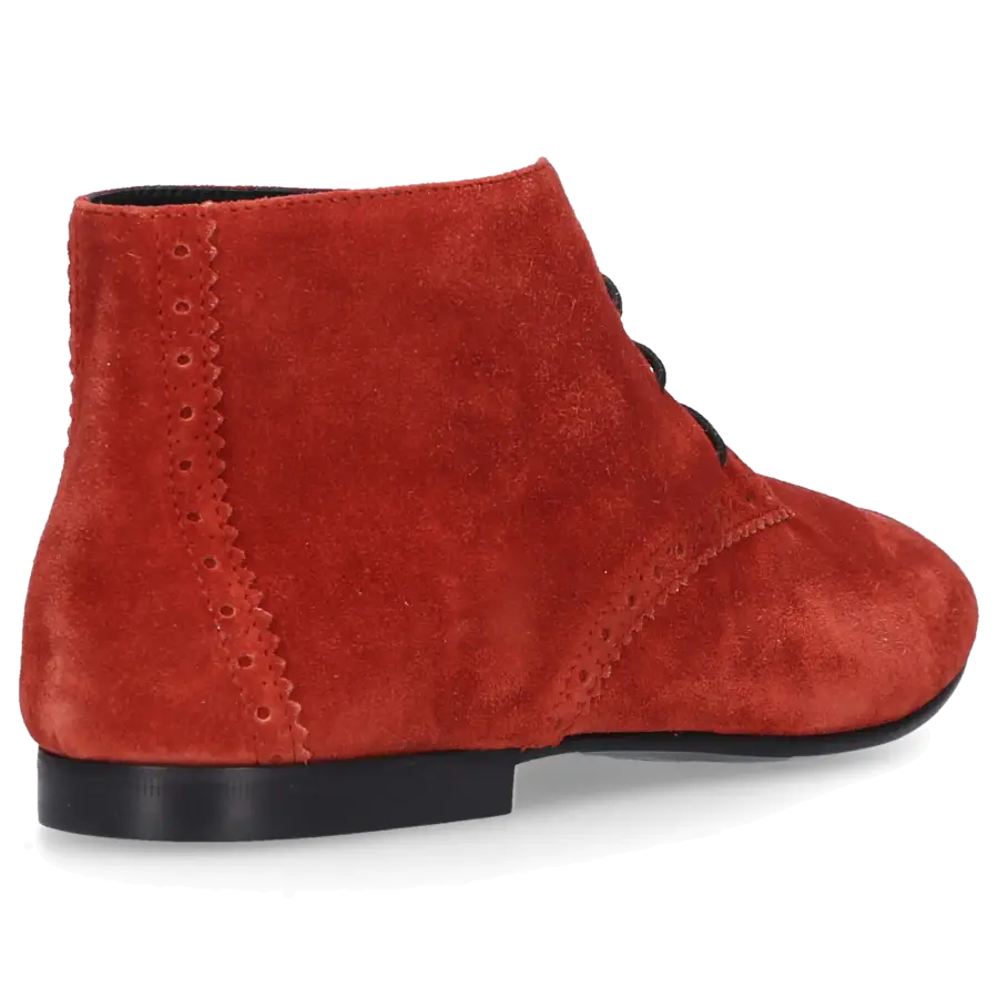 Balenciaga - Stiefeletten Veloursleder - rot