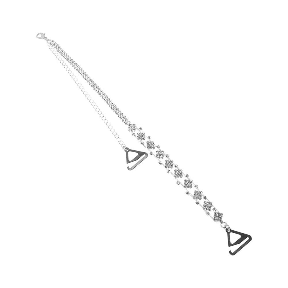 Tian Dee BH-Träger 2 Stück Dekor Elegante Strass BH Träger Für Damen Verstellbare Träger
