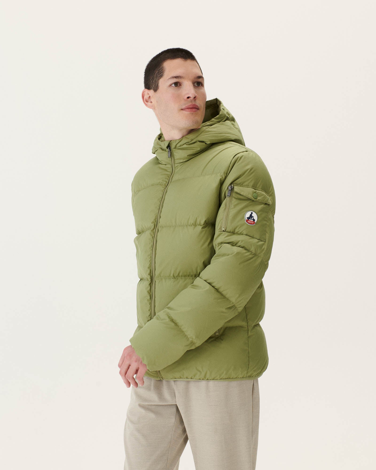 Doudoune à capuche Grand Froid Kaki clair Toledo