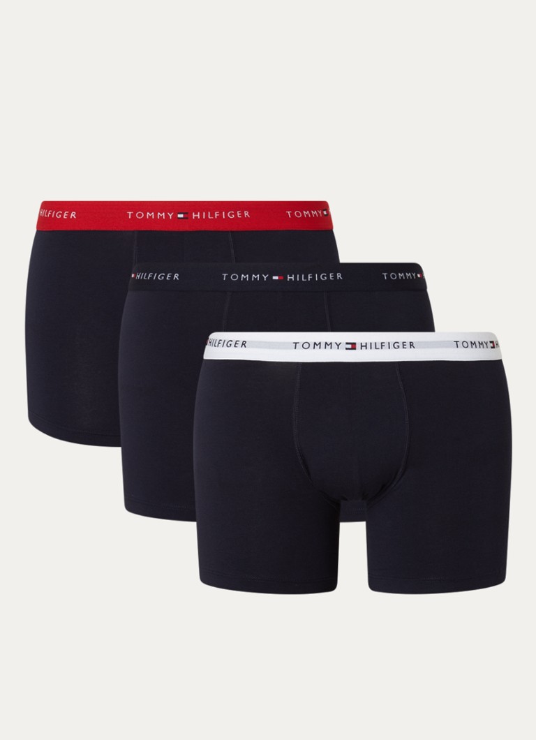 Boxers Tommy Hilfiger avec bande logotée, lot de 3