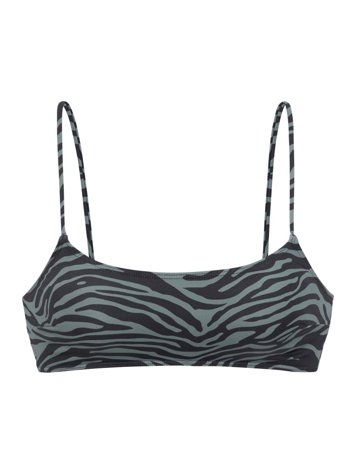 Venice Beach Bustier-Bikini-Top in schwarz-oliv günstig kaufen