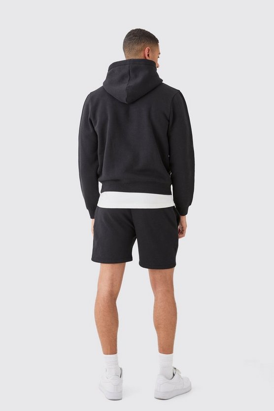 Kurzer kastiger Man Hoodie-Trainingsanzug