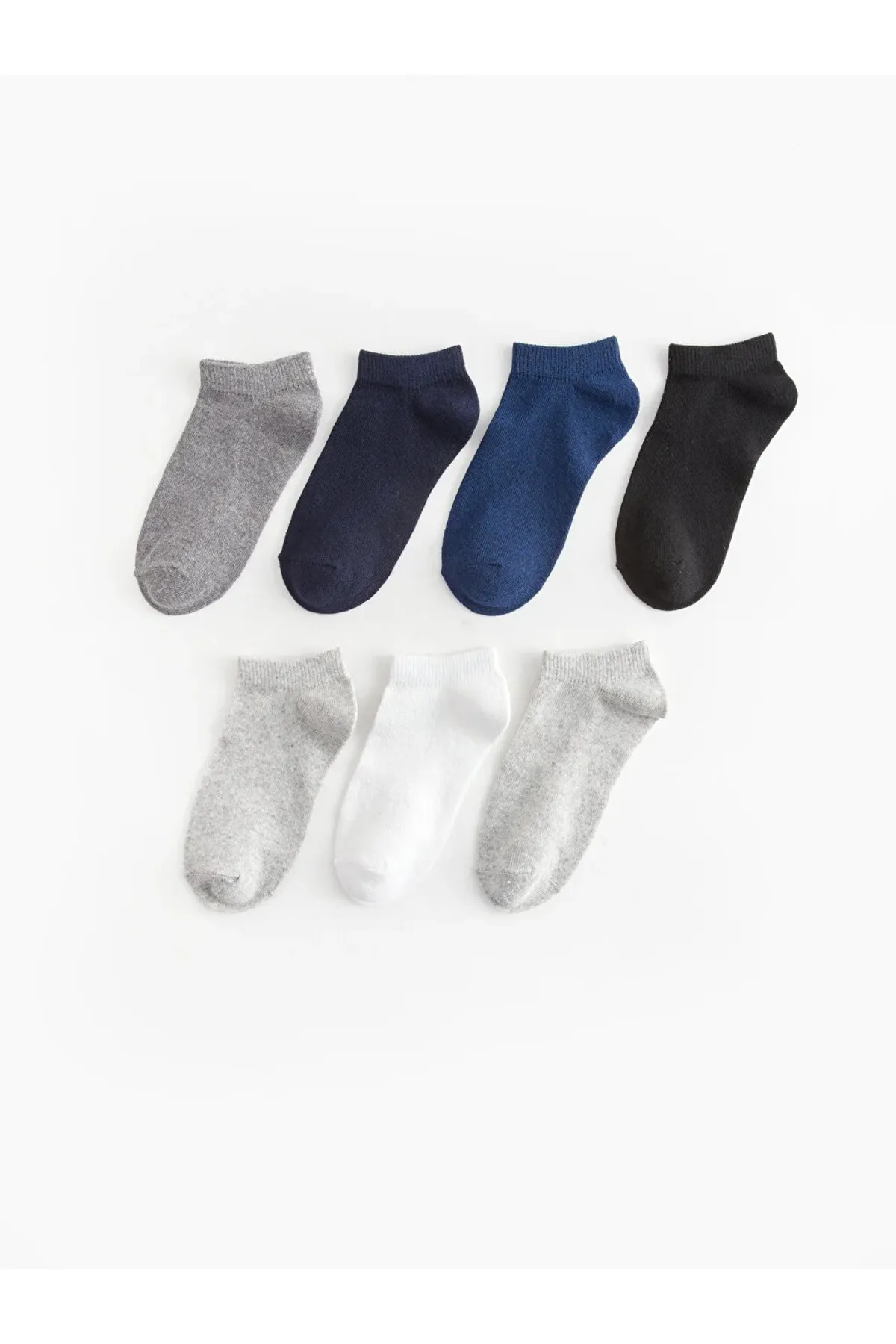 LC Waikiki  LCW Kids Basic Jungen-Booties-Socken, 7er-Pack