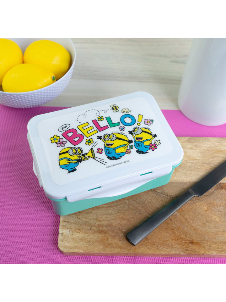 Geda Labels Brotdose Minions Bellospring in Türkis - 13x18x8 günstig kaufen onesize