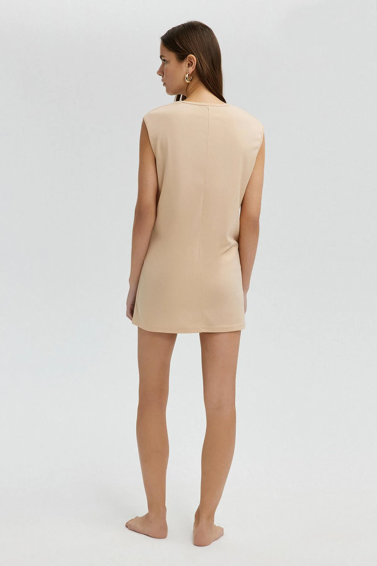 Touché Privé  Tunika - Beige - Regular Fit